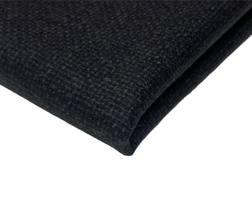 Wool fabric Black - 1