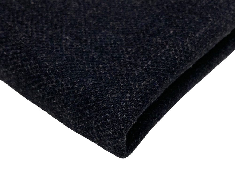 Wool fabric Black - 1