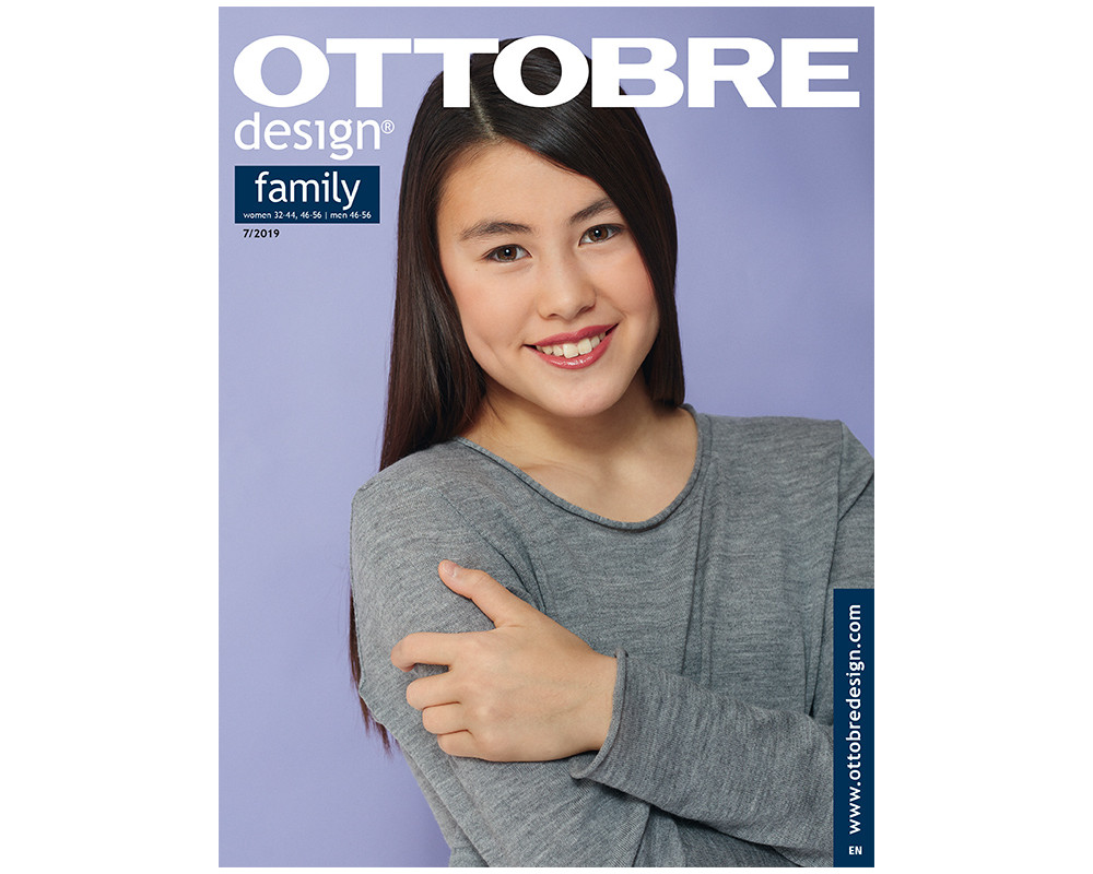 Siuvimo žurnalas Ottobre family 2019/7 - 1