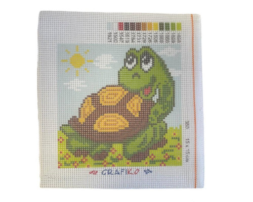 Embroidery picture Turtle - 1