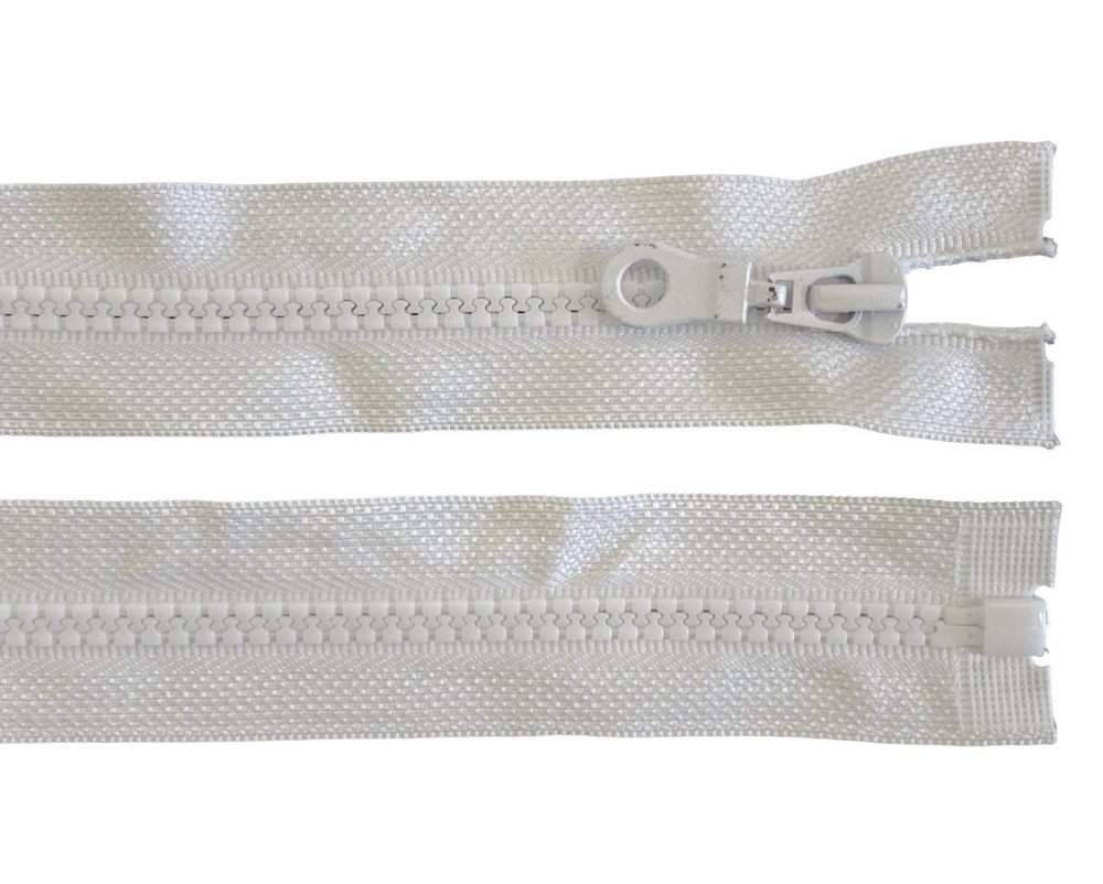 Plastikinis užtrauktukas 90cm Baltas - 1