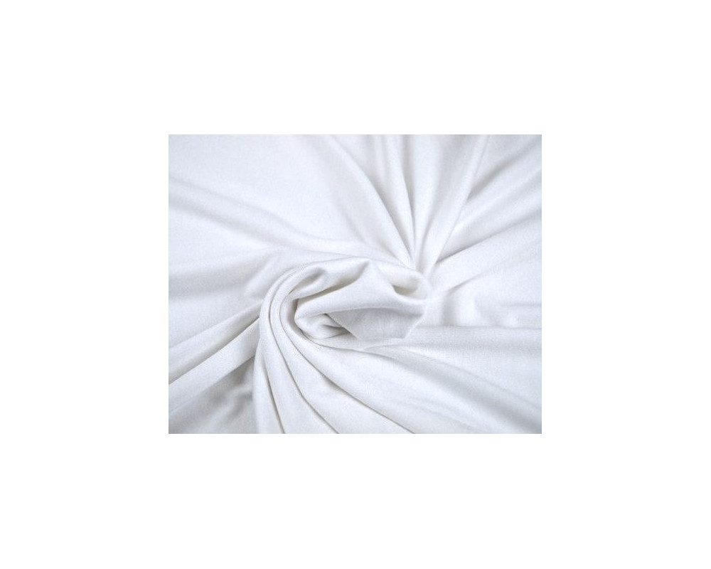 Viscose knitwear (jersey) White - 1