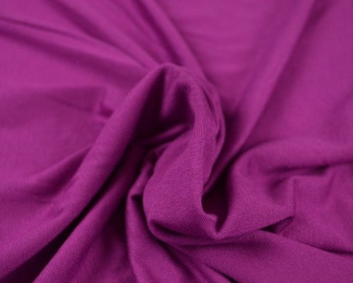 Viscose knitwear (jersey) Cyclamen purple - 1