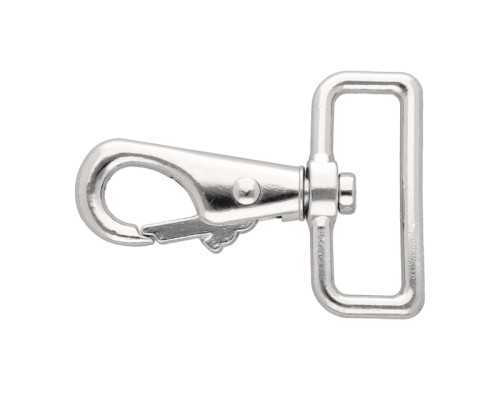 Metal carabiner 38mm Nickel