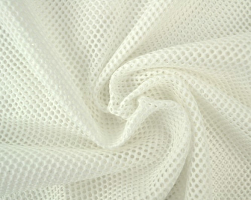 Mesh fabric White