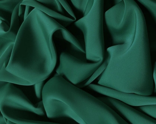 Artificial Armani silk is dark green - 1