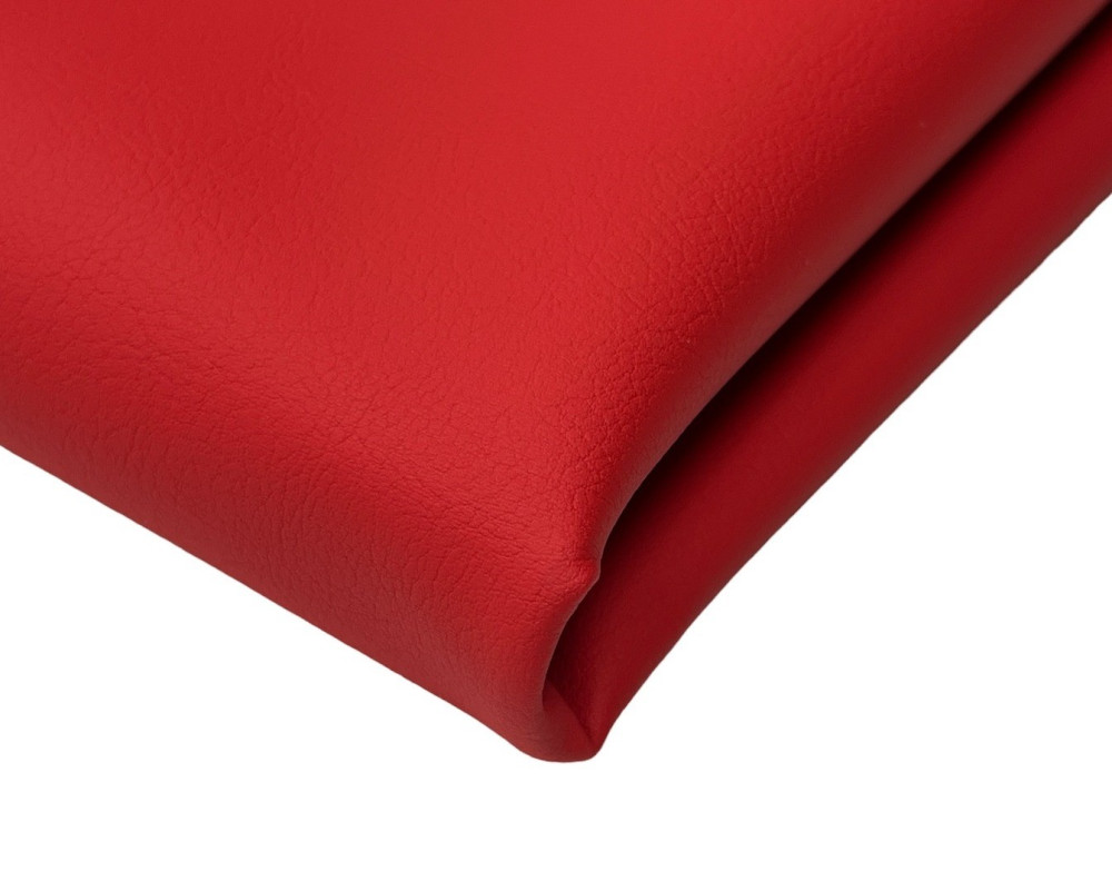 Artificial leather Bright red - 1