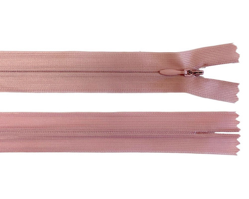 Hidden zip 50cm Ash pink