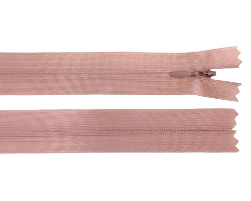 Hidden zipper 20cm Ash pink