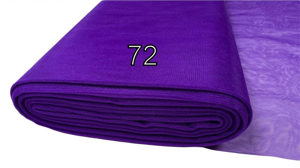 Solid tulle Purple |3m width - 1