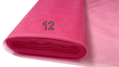 Solid tulle Bright pink | 3m width