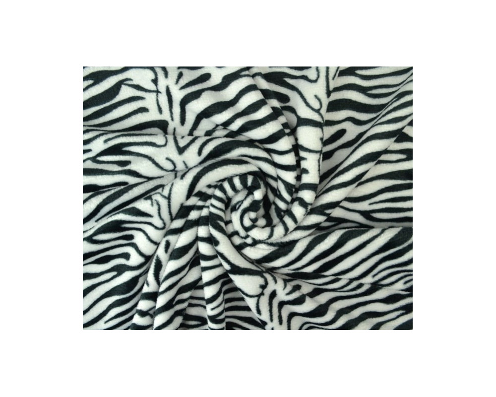 Fleece zebra - one