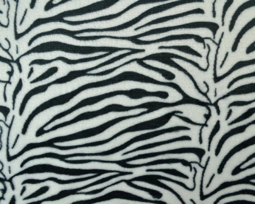 Fleece zebra - one