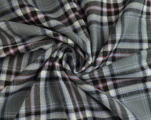 Finished flannel Grey - 1