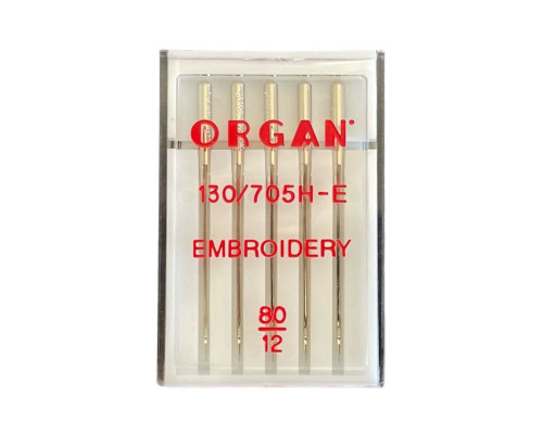 Embroidery needles Organ 80