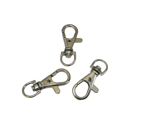 Metal carabiner 10mm | Nickel