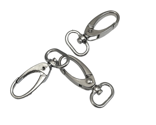 Metal carabiner 15mm | Nickel