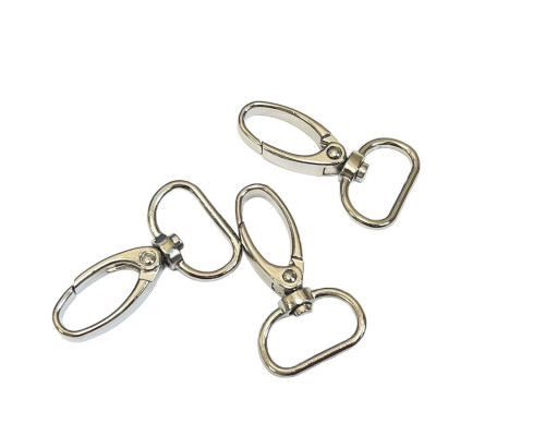 Metal carabiner 20mm | Nickel