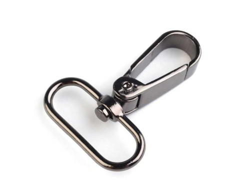 Metal carabiner 25mm | Darkened nickel