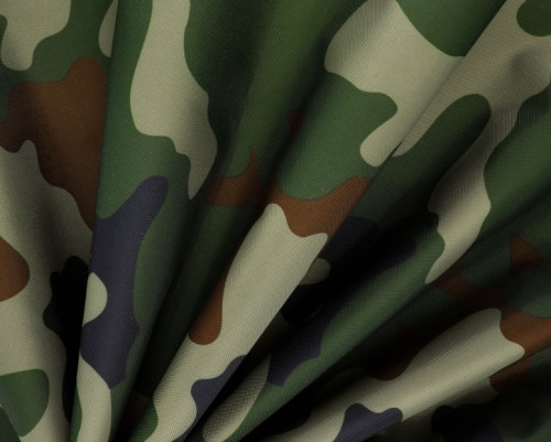 Thin waterproof fabric Oxford Camouflage