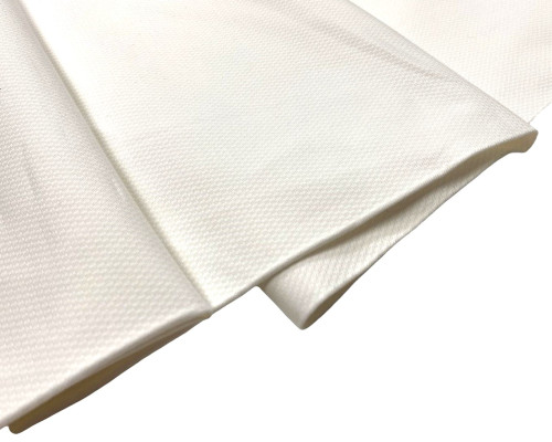 Cotton fabric with elastane Ekru - 1