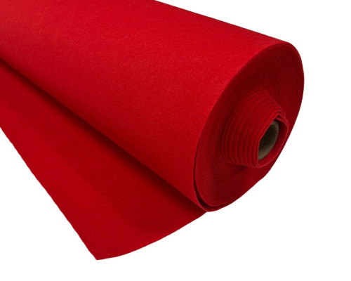 Measurable felt (felt) 1,5mm Red