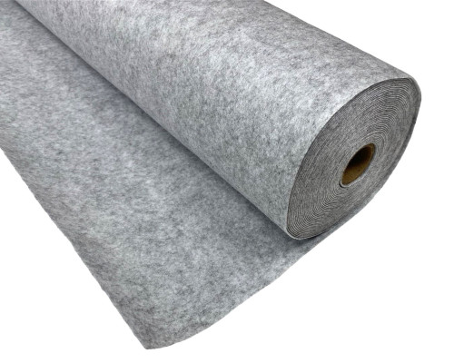 Measurable felt (felt) 1,5mm Light grey melange