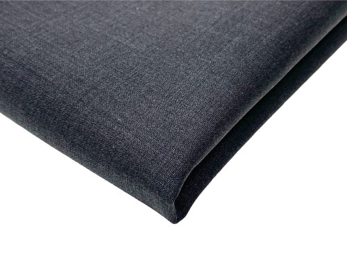 Wool fabric with elastane Dark grey