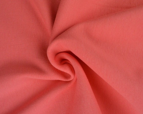 RIB knitted fabric Coral