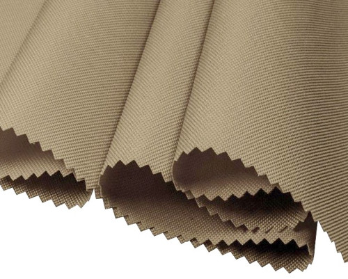 Waterproof fabric Oxford Bleached coffee