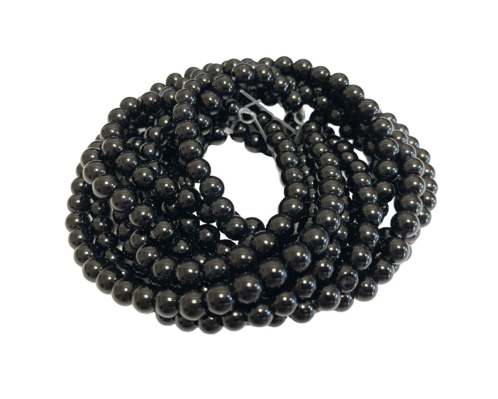 The stone beads are 10mm onyx