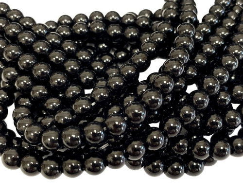 The stone beads are 10mm onyx