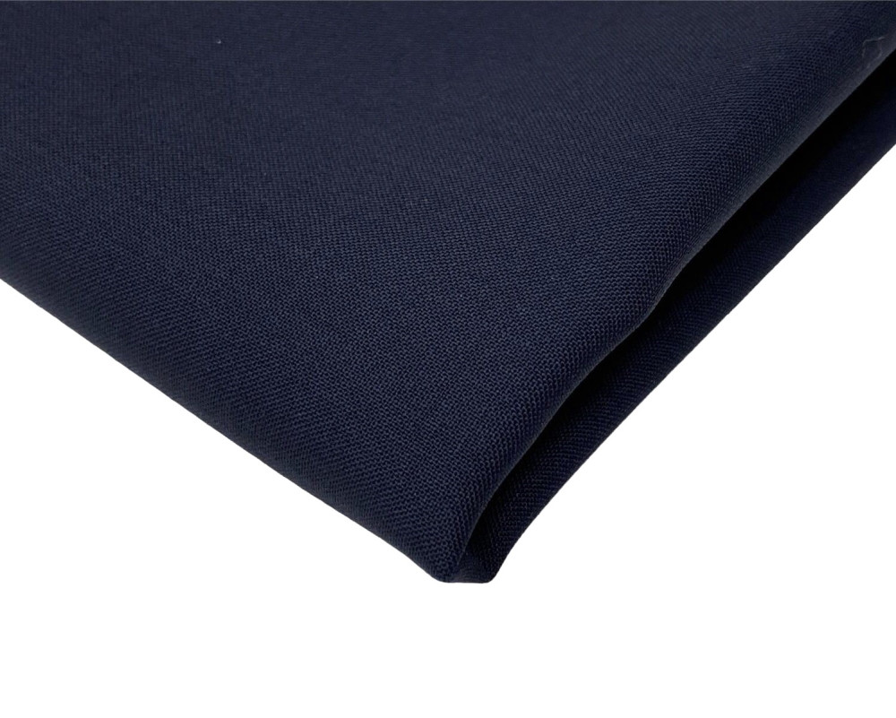 Wool fabric with elastane Dark blue - 1