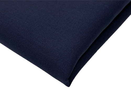 Wool cloth Dark blue - 1