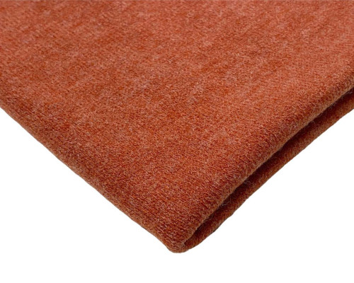 Knitted or crocheted Angora Red Brick - 1