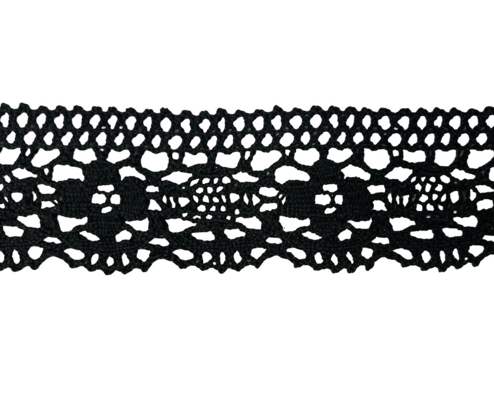 Cotton yarn 50 mm black