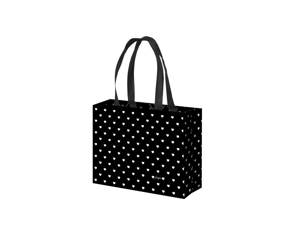 Organic shopping cart in black - 1