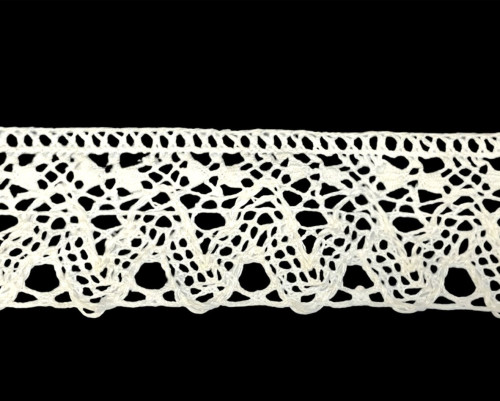 Linen lace 45mm | White