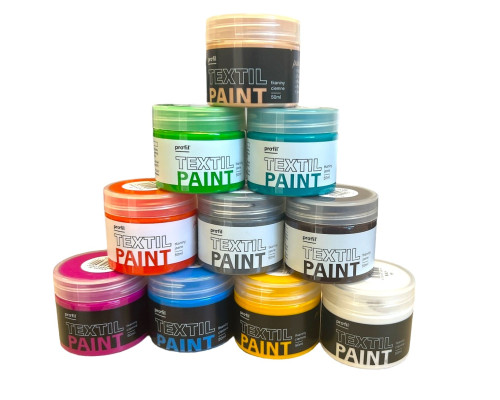 Audinių dažai Textil paint | 50ml | 10 spalvų - 1