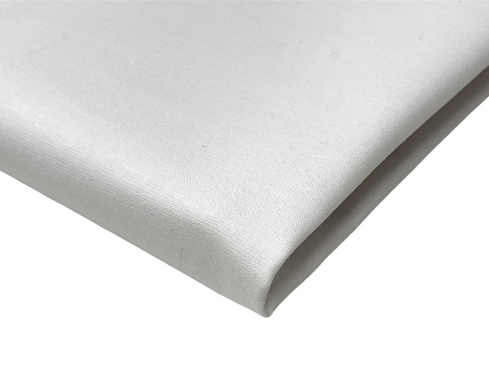 Medvilnė - drobė Balta - 1