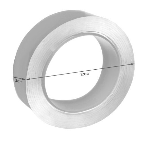 Double-sided transparent adhesive tape 3cm x 300cm