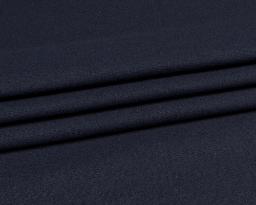 Blue wool cloth Dark blue 100% wool - 1