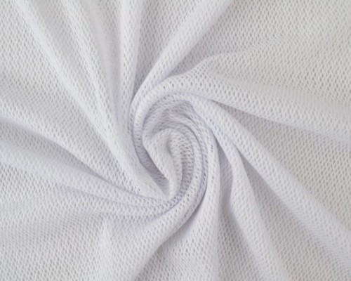 Mesh fabric White