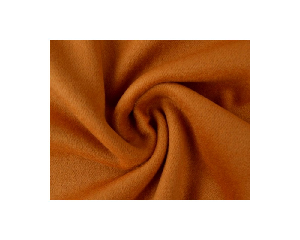 Blue wool fabric Caramel - 1