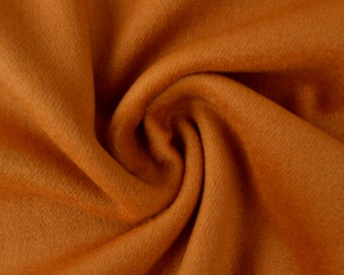 Blue wool fabric Caramel - 1