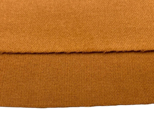 Blue wool fabric Caramel - 1