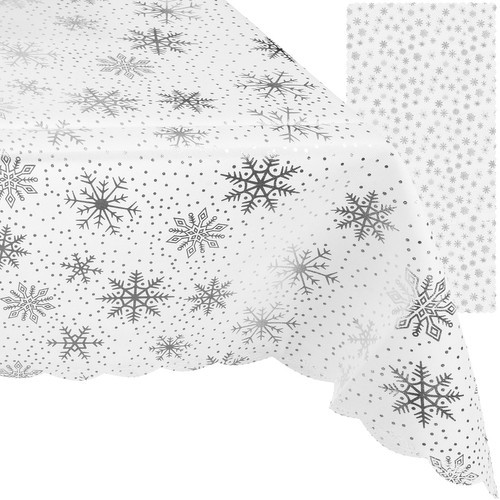 Christmas table Snowflake 260x140cm - 1