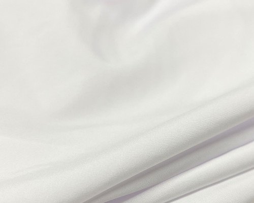 Flat fabric with elastane Katrina White - 1