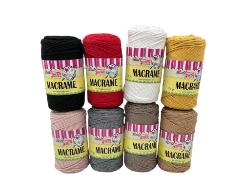 Macrame cord 250gr - 180m | 10 colours