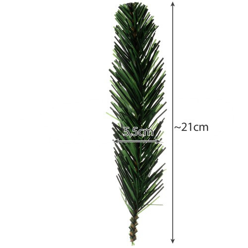 Eglės šakelės papuošimui 21cm 40vnt - 1